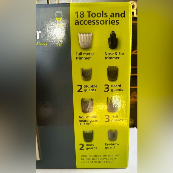 Philips Norelco Multigroom Titanium blades All-in-one 18 in 1 Trimmer New Sealed - Picture 3 of 10